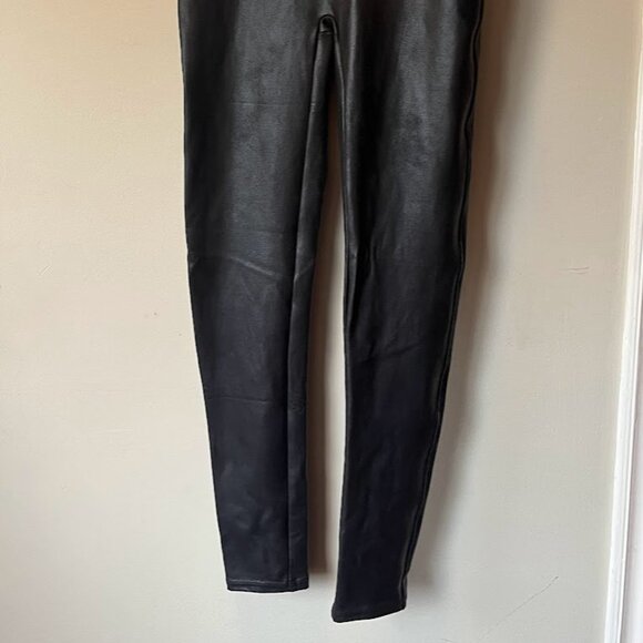 SPANX Faux Leather Leggings - Black / L / Regular (NWT) - Picture 7 of 9